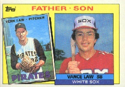 1985 Topps Baseball Cards      137     Vance/Vern Law FS